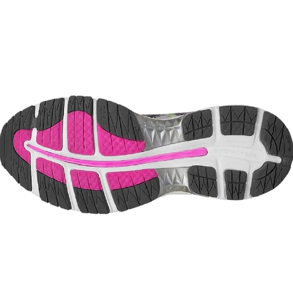 ASICS GEL-NIMBUS 18 - RUNNING SHOES - WOMEN'S - SILVER/TITANIUM/HOT PINK - Picture 4 of 7